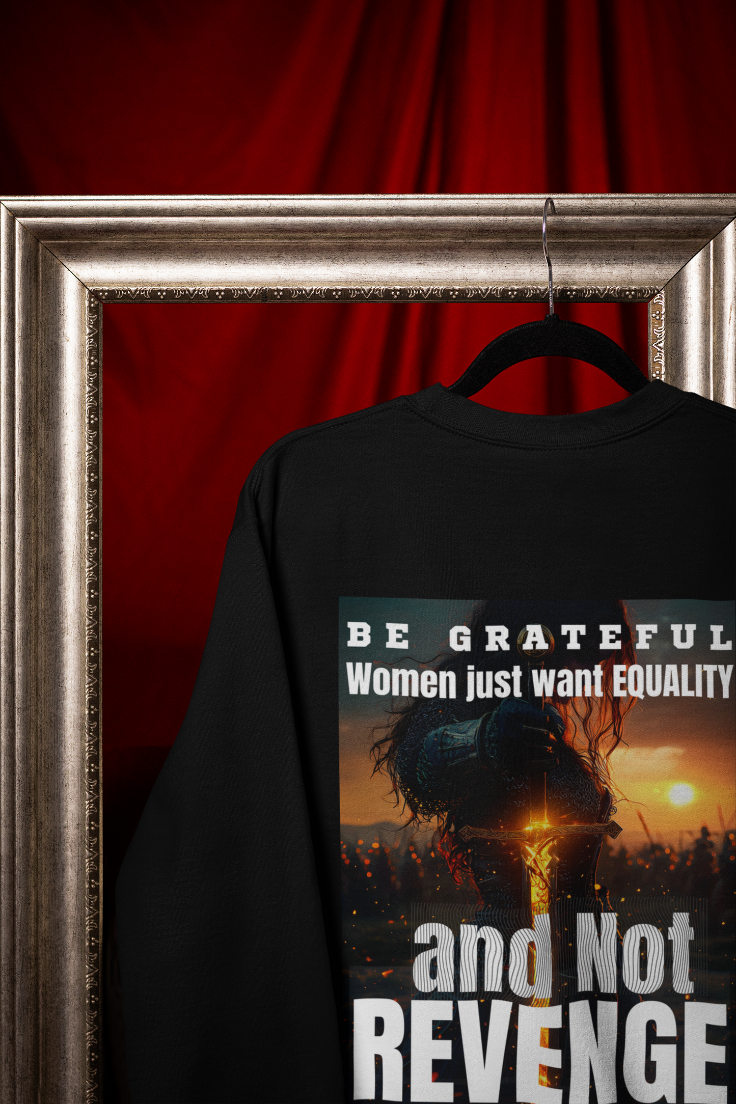 Not REVENGE-Oversized Premium Comfort Sweatshirt