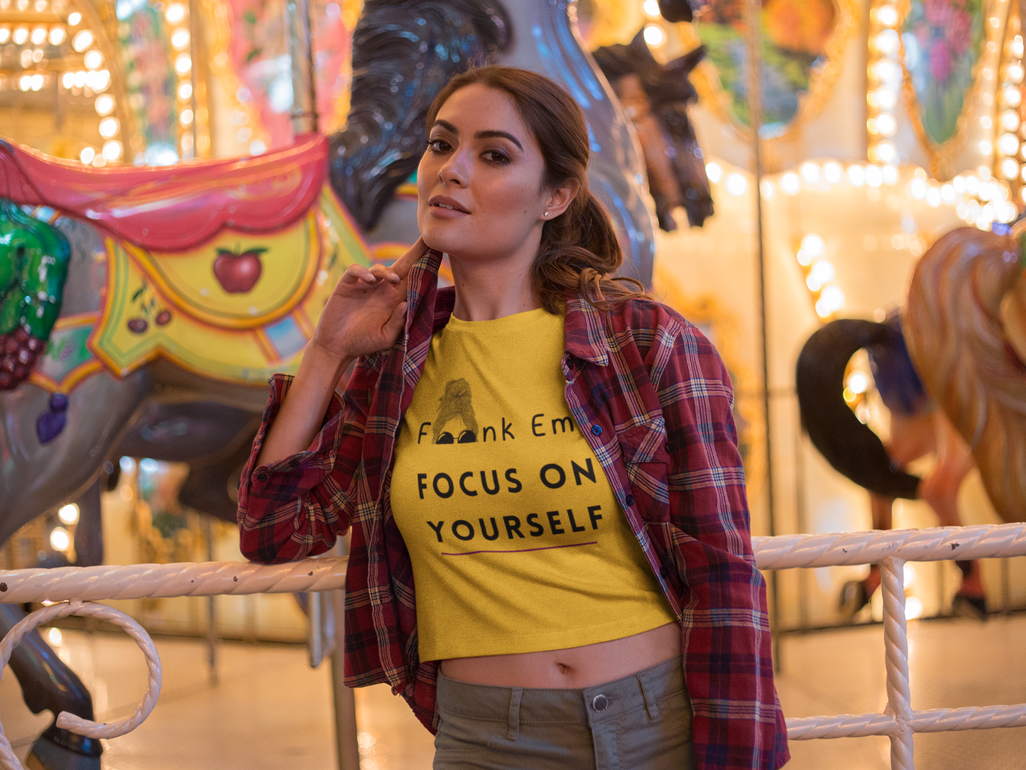 Foonk em | Feminist Women's Crop Top
