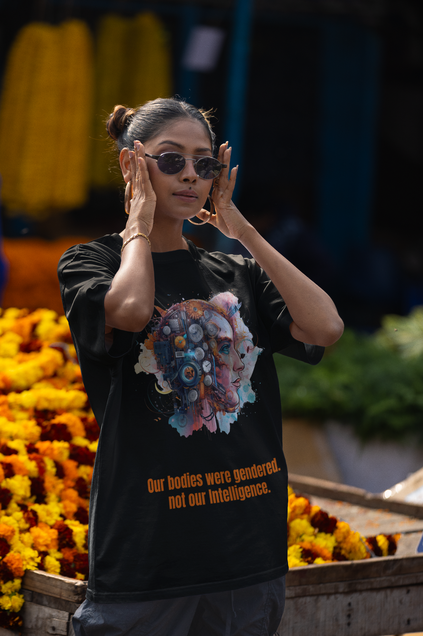 Not our Intelligence-Feminism Oversized Unisex T-shirt