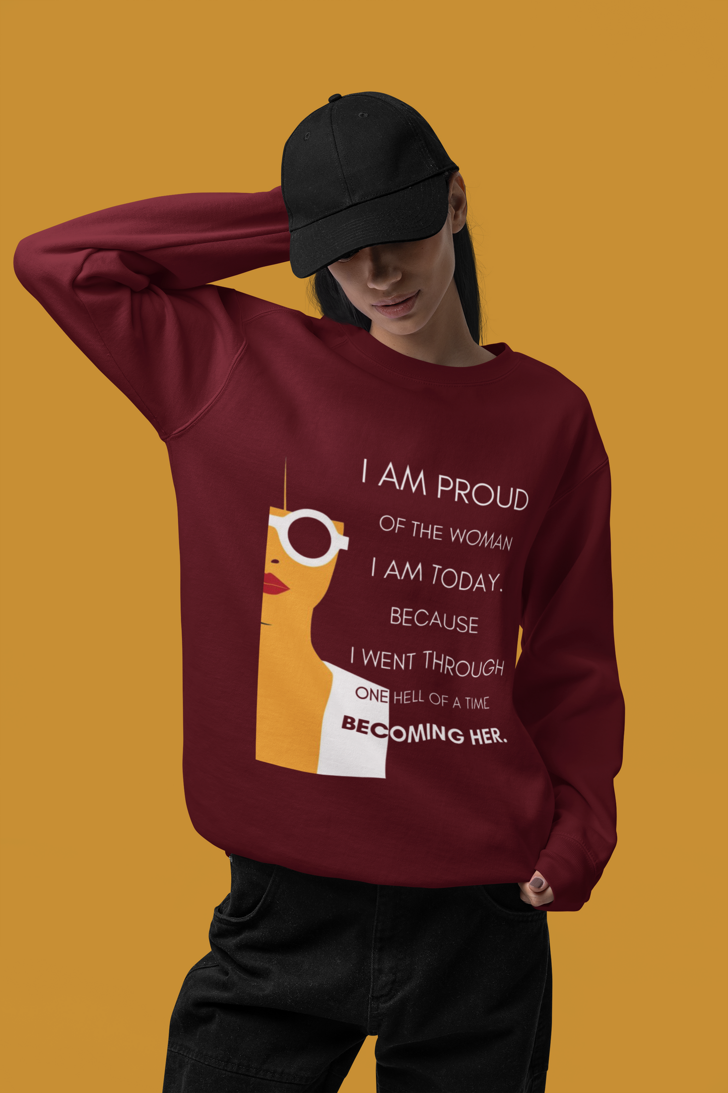 Becoming Her-Bold Comfort Unisex Sweatshirt