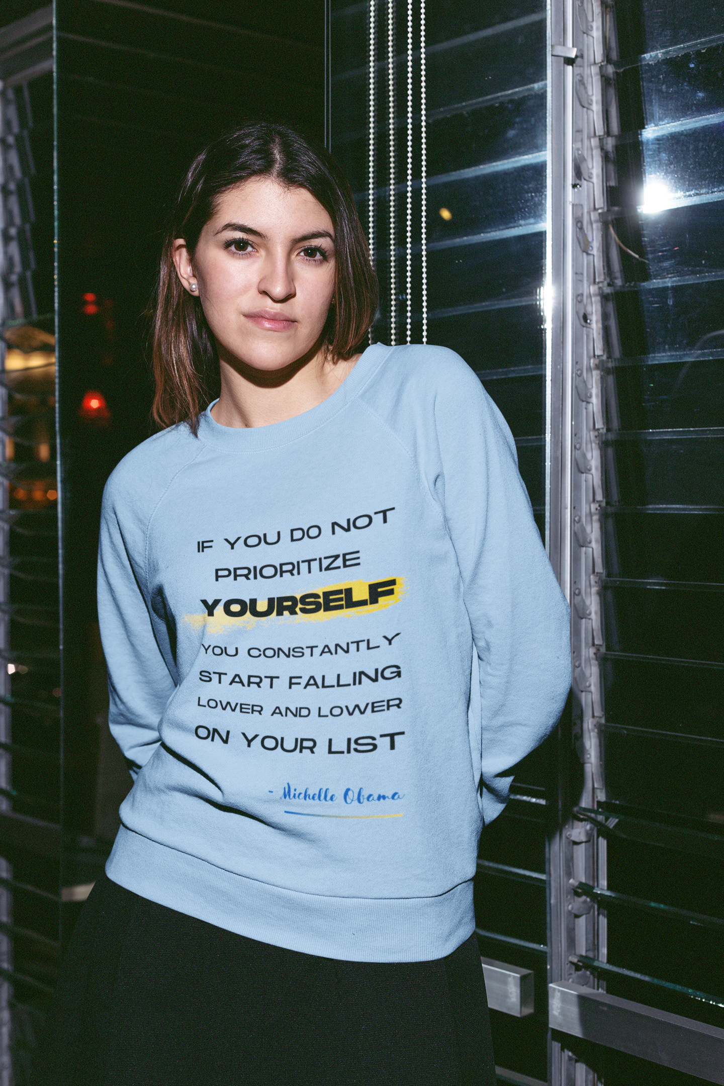 Prioritize Yourself-Bold Comfort Unisex Sweatshirt