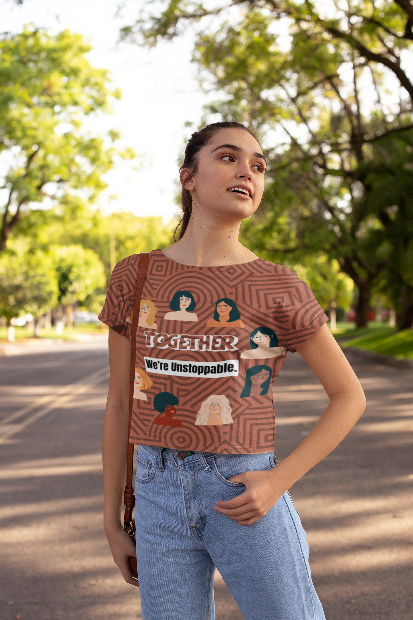 Together | Feminist Women's Crop Top