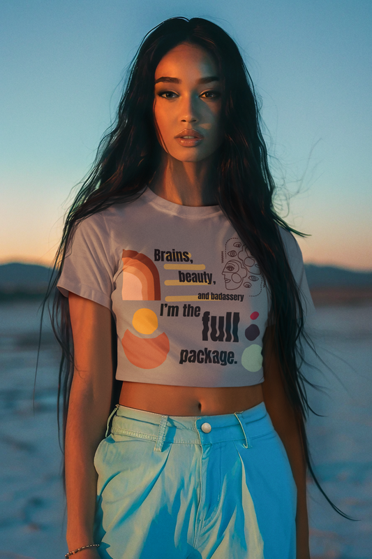 The Full Package | Feminist Women's Crop Top