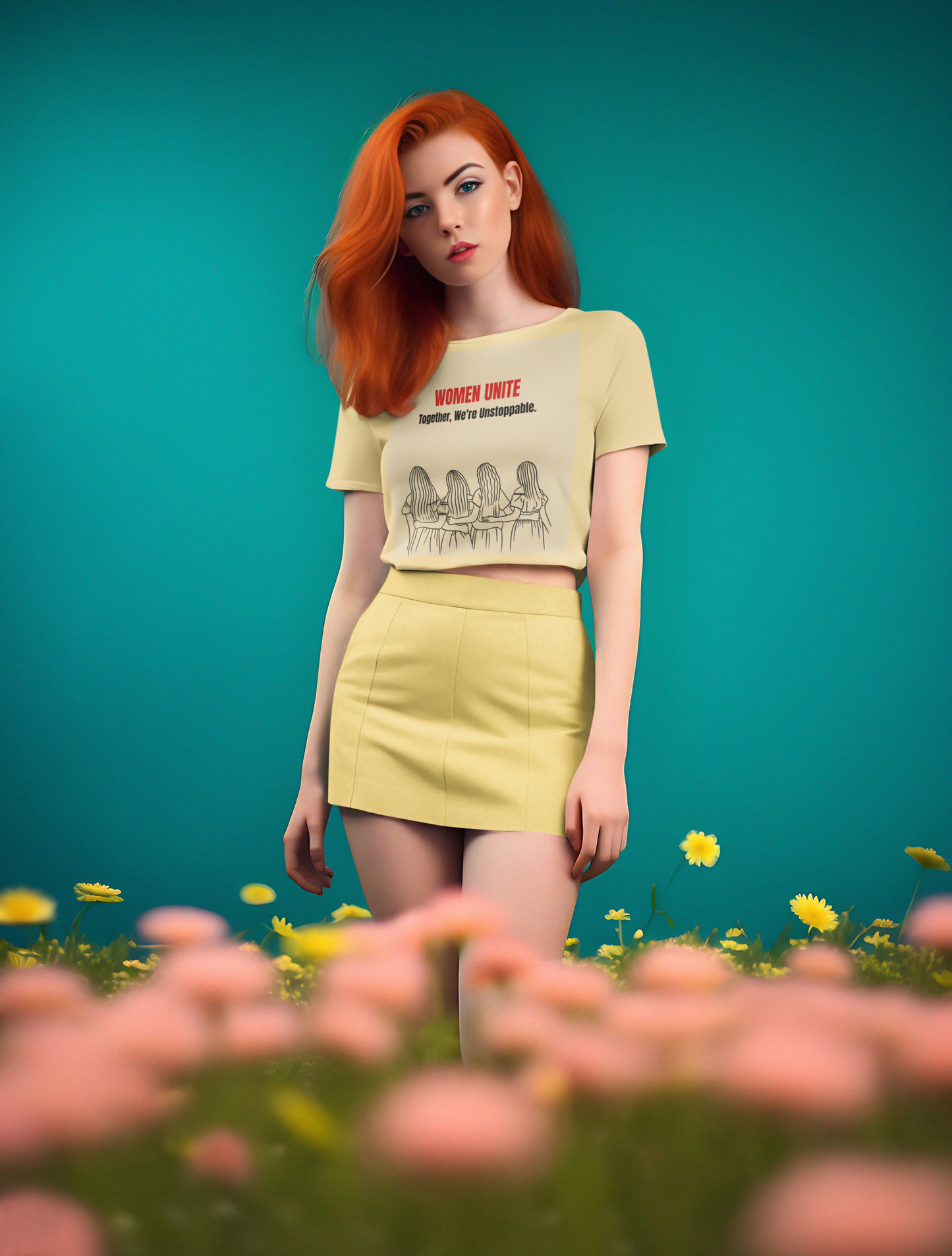 We are Unstoppable | Feminist Women's Crop Top
