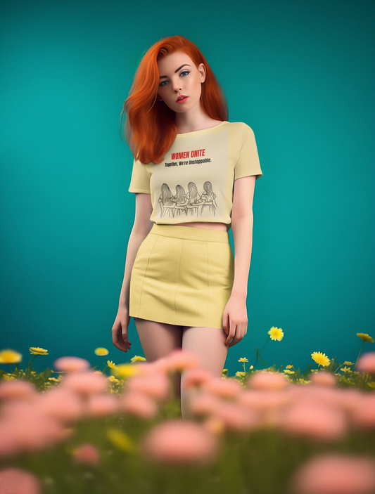 We are Unstoppable | Feminist Women's Crop Top