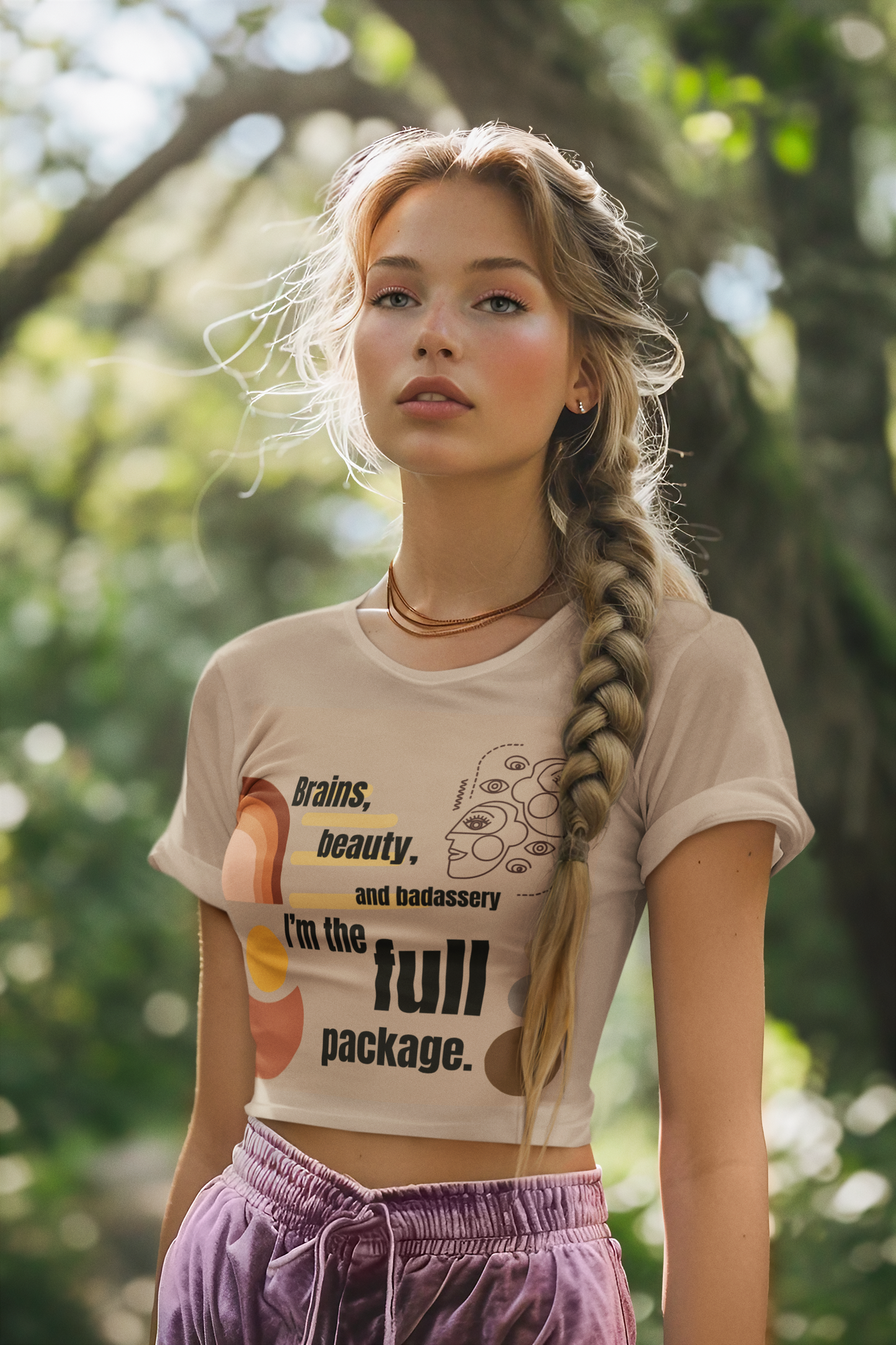 The Full Package | Feminist Women's Crop Top