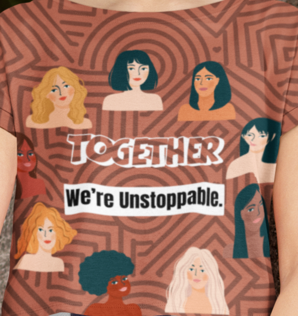 Together | Feminist Women's Crop Top