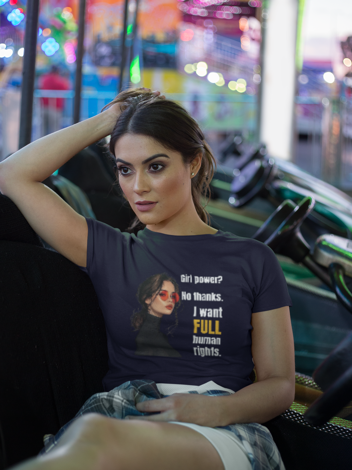 Full Human Rights | Feminist Women's Crop Top