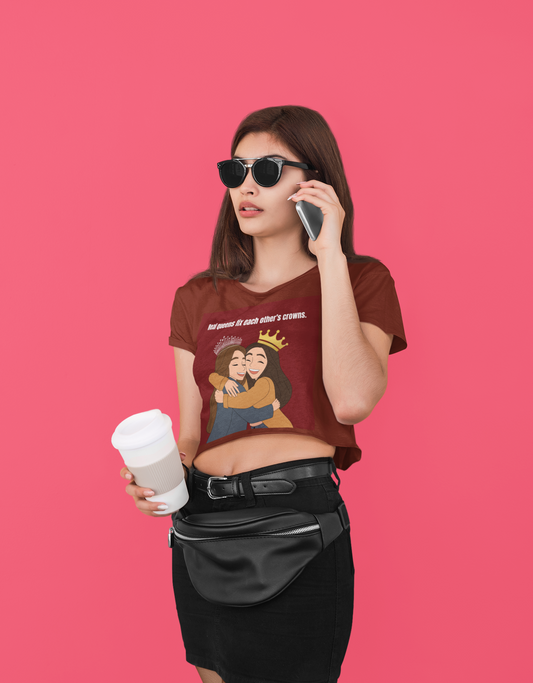 Real Queens | Feminist Women's Crop Top