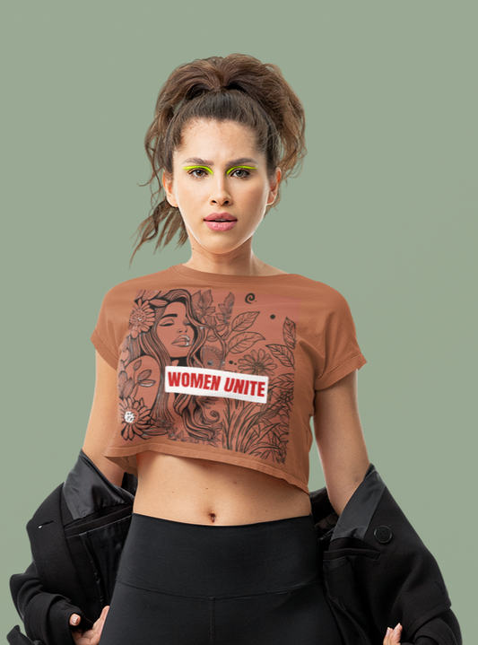 Women Unite | Feminist Women's Crop Top