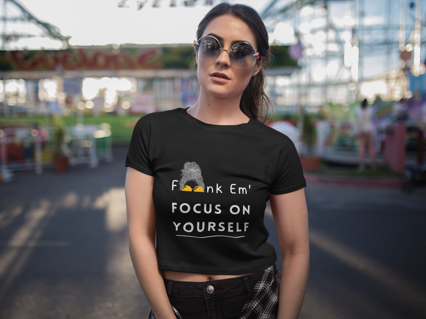 Foonk em | Feminist Women's Crop Top