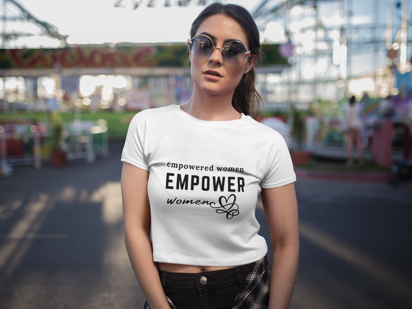 Empowered Women | Feminist Women's Crop Top