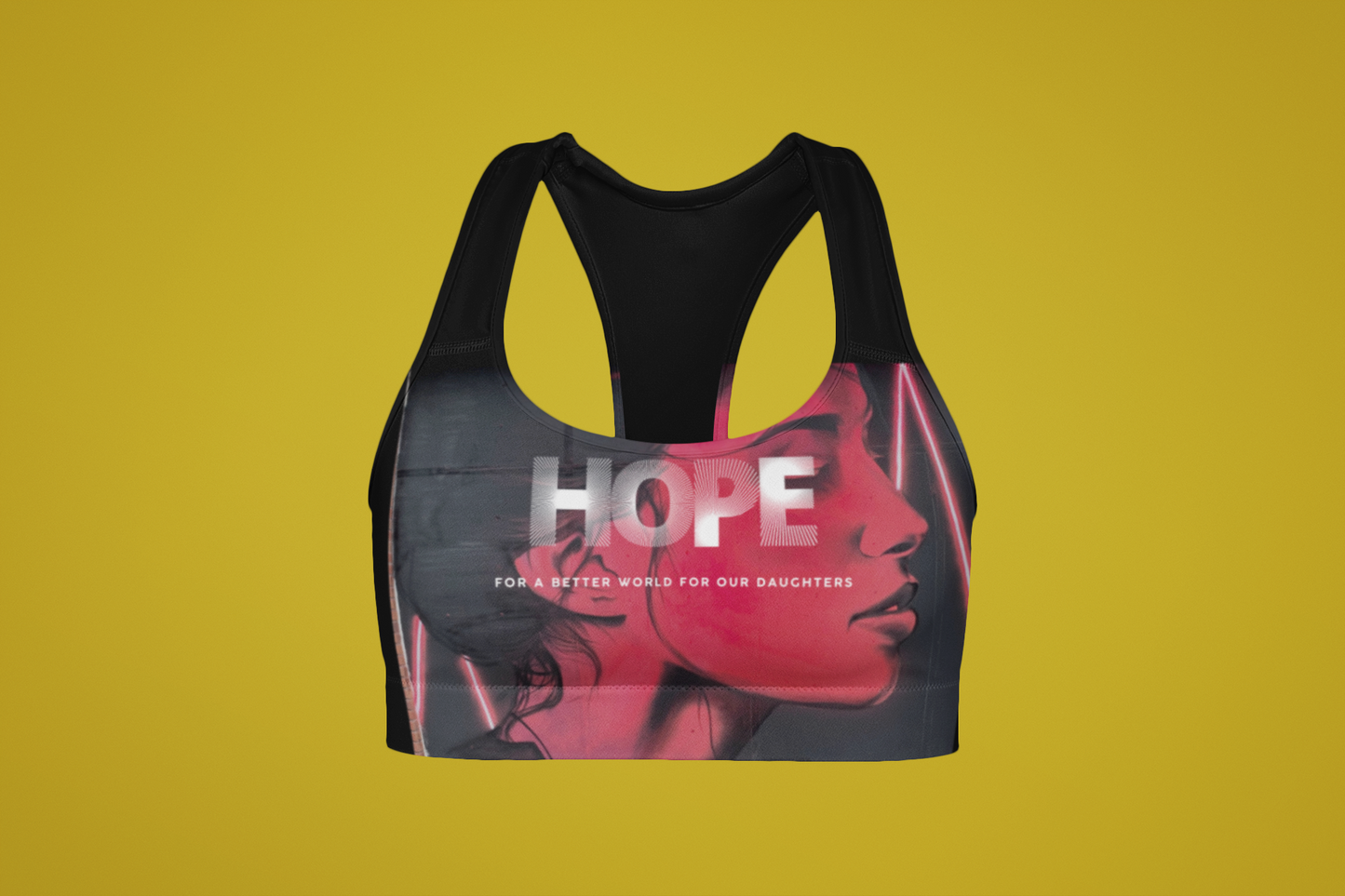 Hope | Strong Feminist Sports Bra