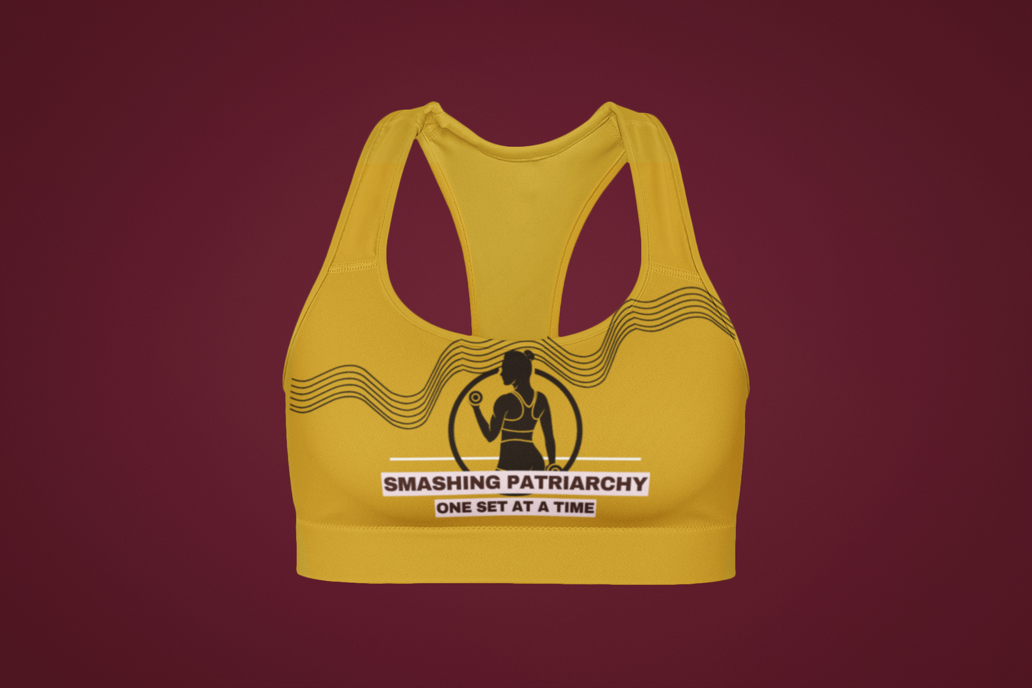 Smash Patriarchy | Strong Feminist Sports Bra