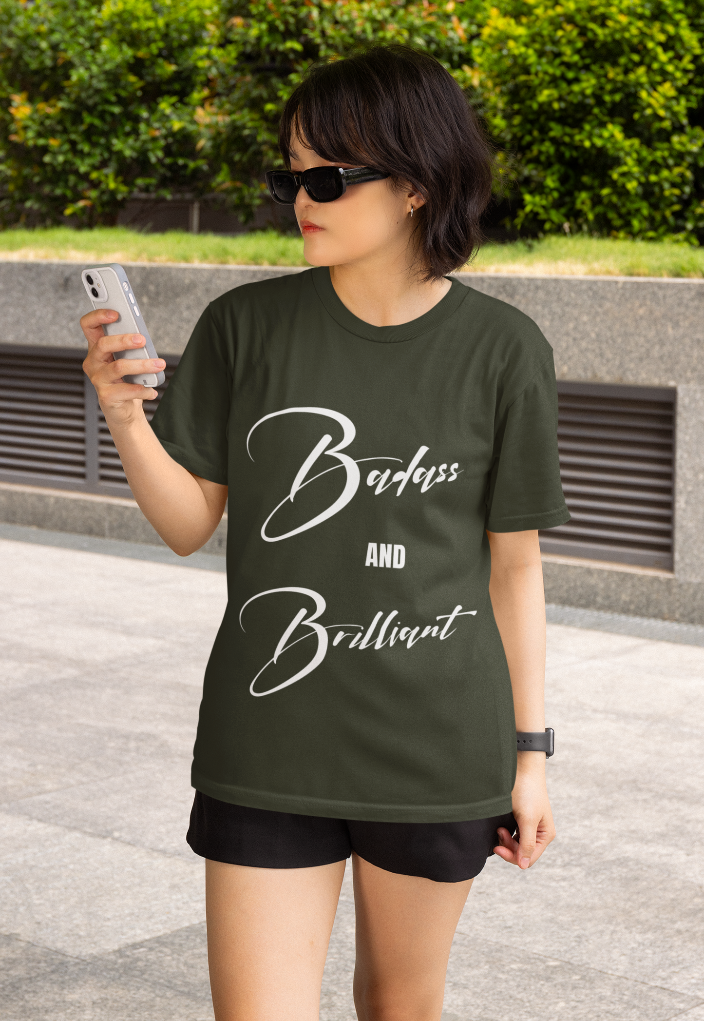 Badass & Brilliant | Feminist Oversized Unisex T-shirt
