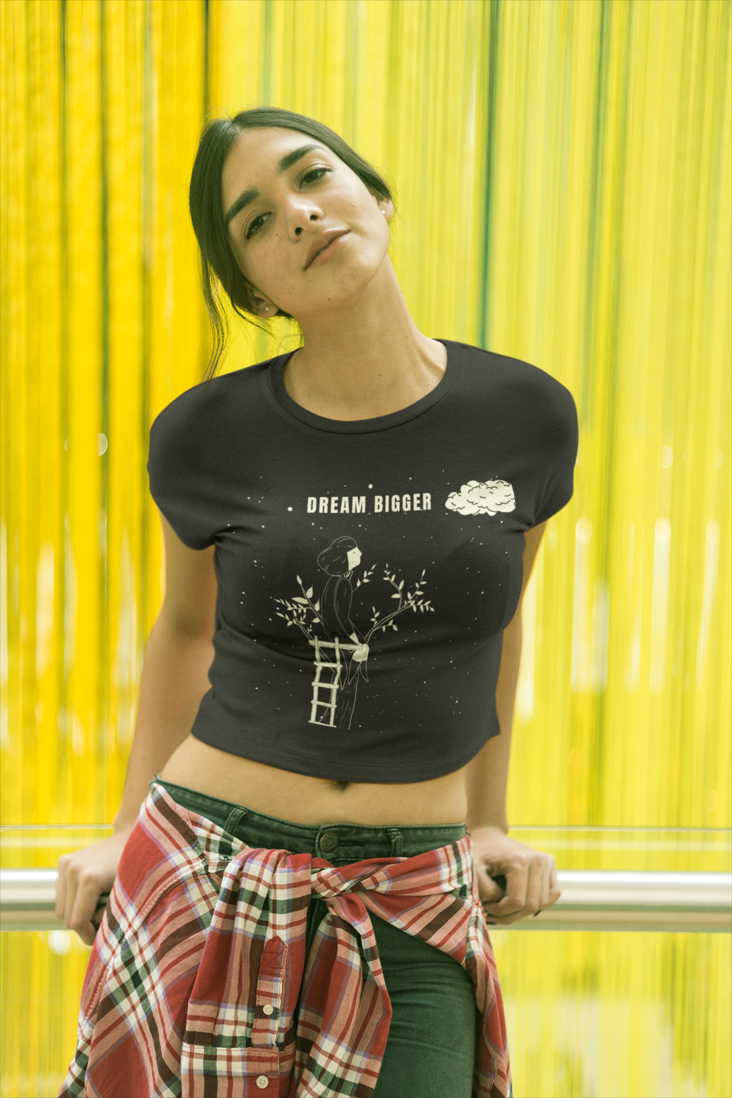 Dream Bigger | Feminist Women's Crop Top