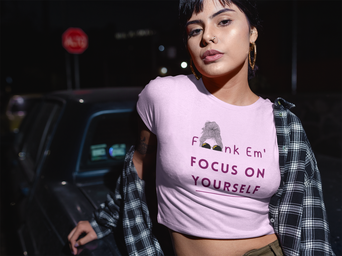Foonk em | Feminist Women's Crop Top
