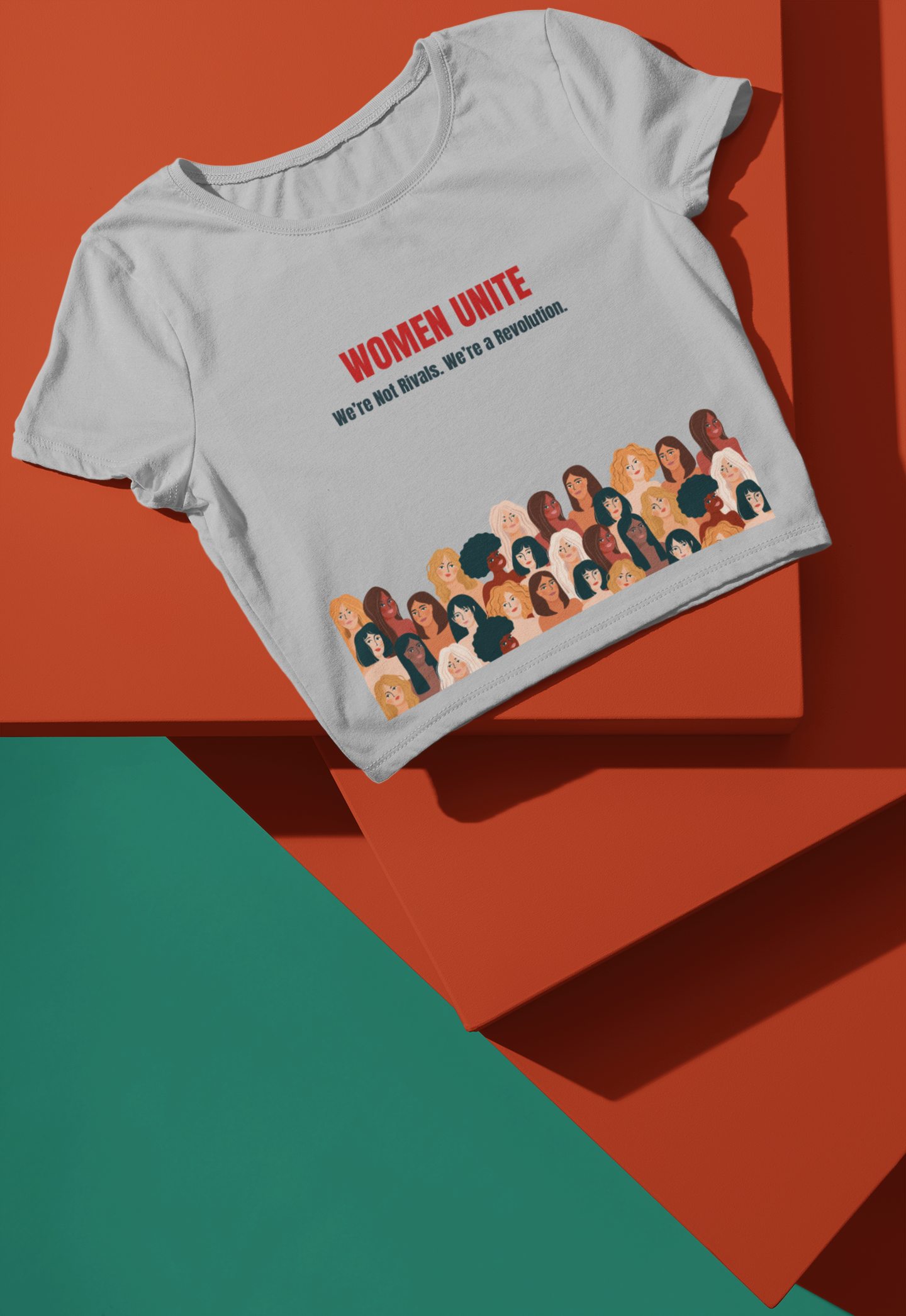 We are no Rivals | Feminist Women's Crop Top