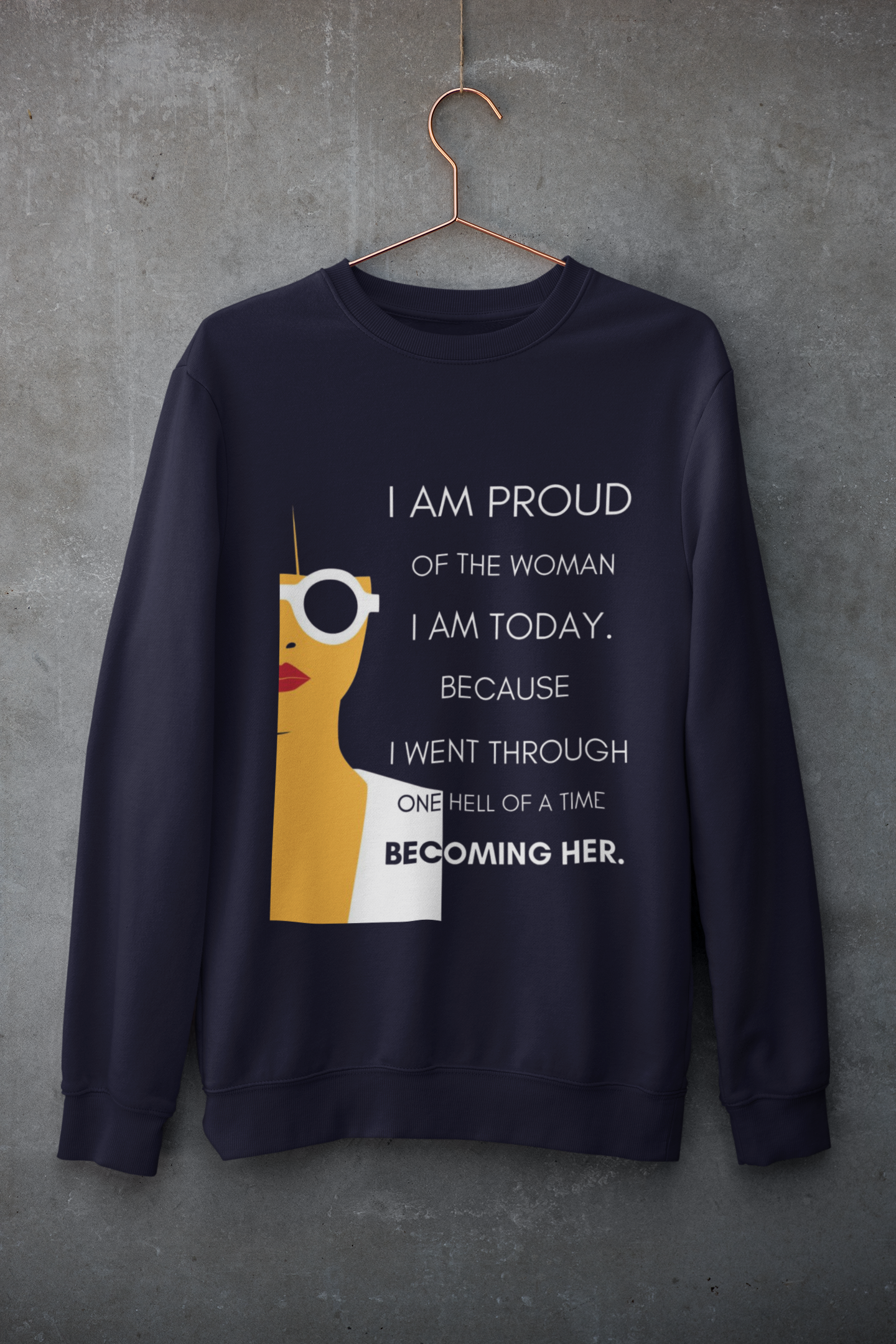 Becoming Her-Bold Comfort Unisex Sweatshirt