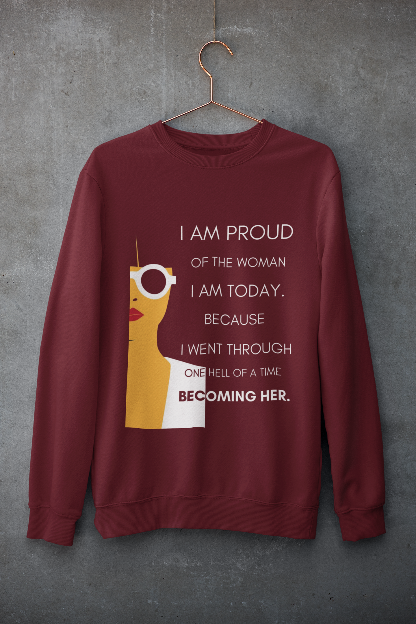 Becoming Her-Bold Comfort Unisex Sweatshirt