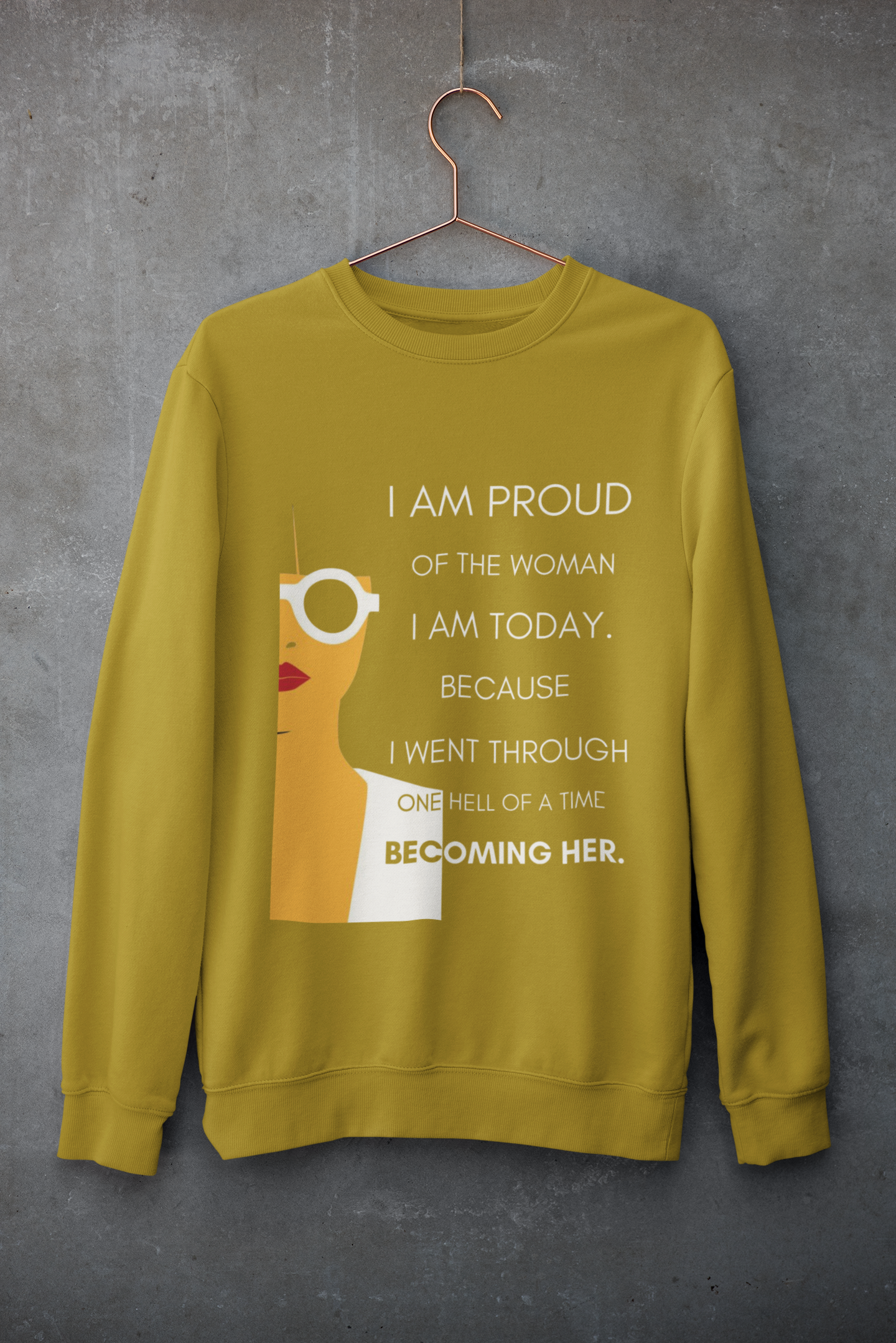 Becoming Her-Bold Comfort Unisex Sweatshirt