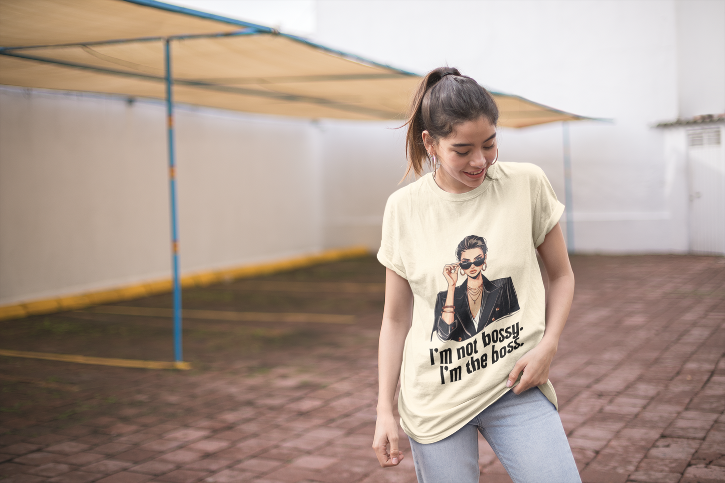 I'm the Boss | Feminist Oversized Unisex T-shirt