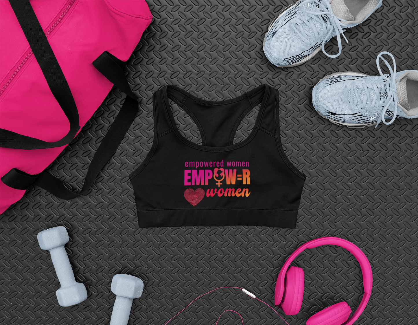 Empowered Women | Strong Feminist Sports Bra