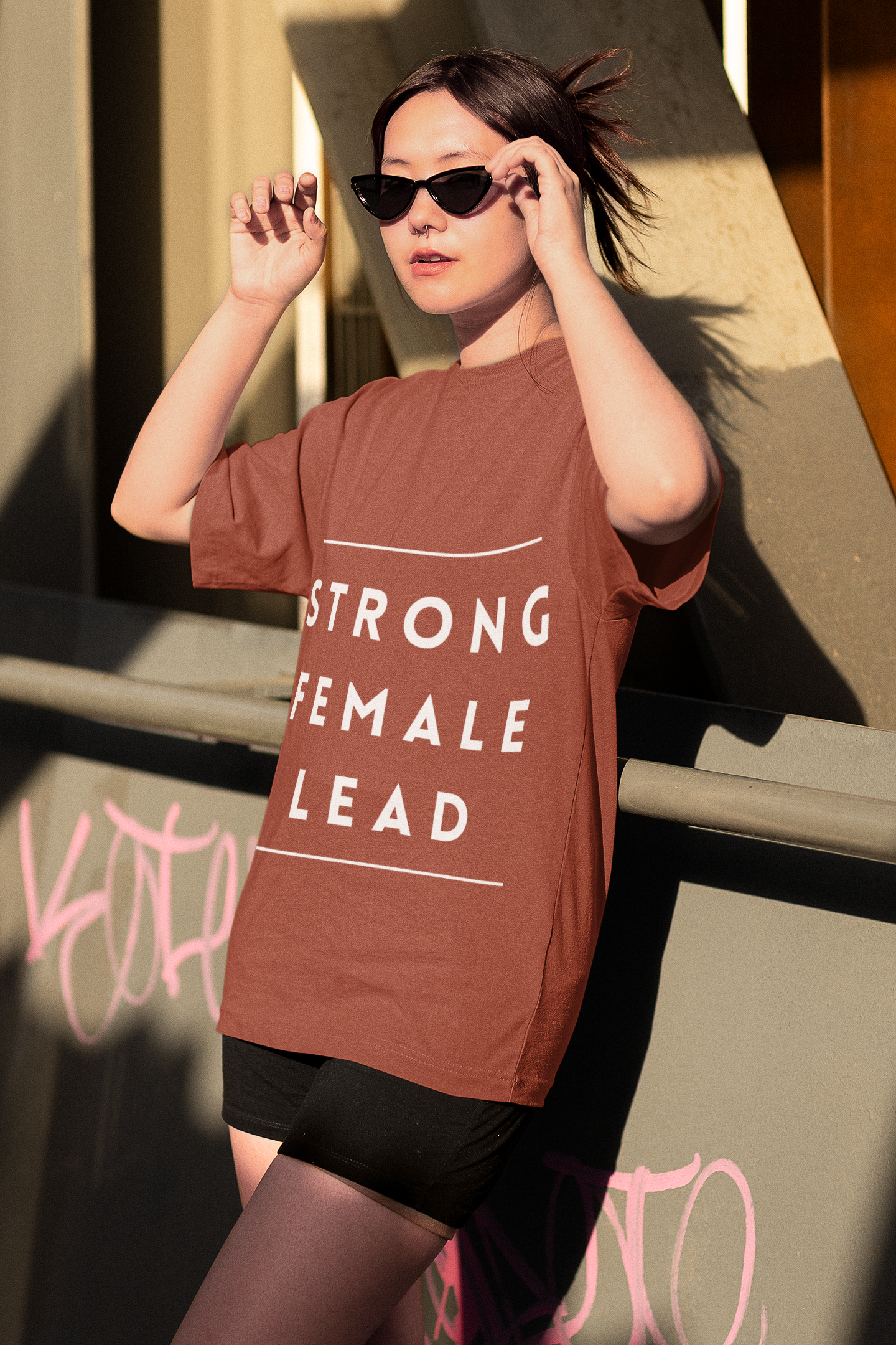 Strong Female Lead | Feminist Oversized Unisex T-shirt