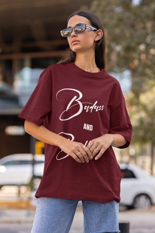 Badass & Brilliant | Feminist Oversized Unisex T-shirt