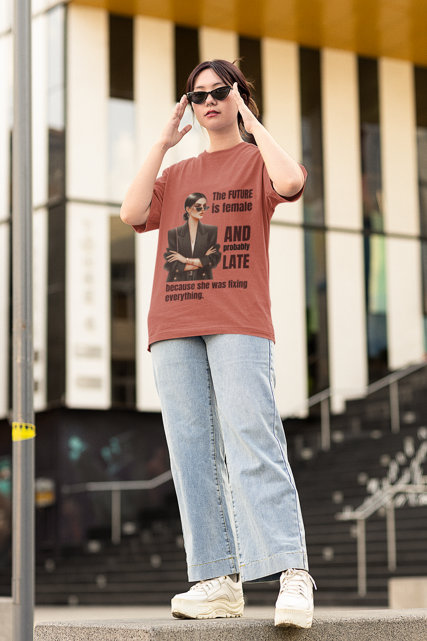 Future is Female | Feminist Oversized Unisex T-shirt