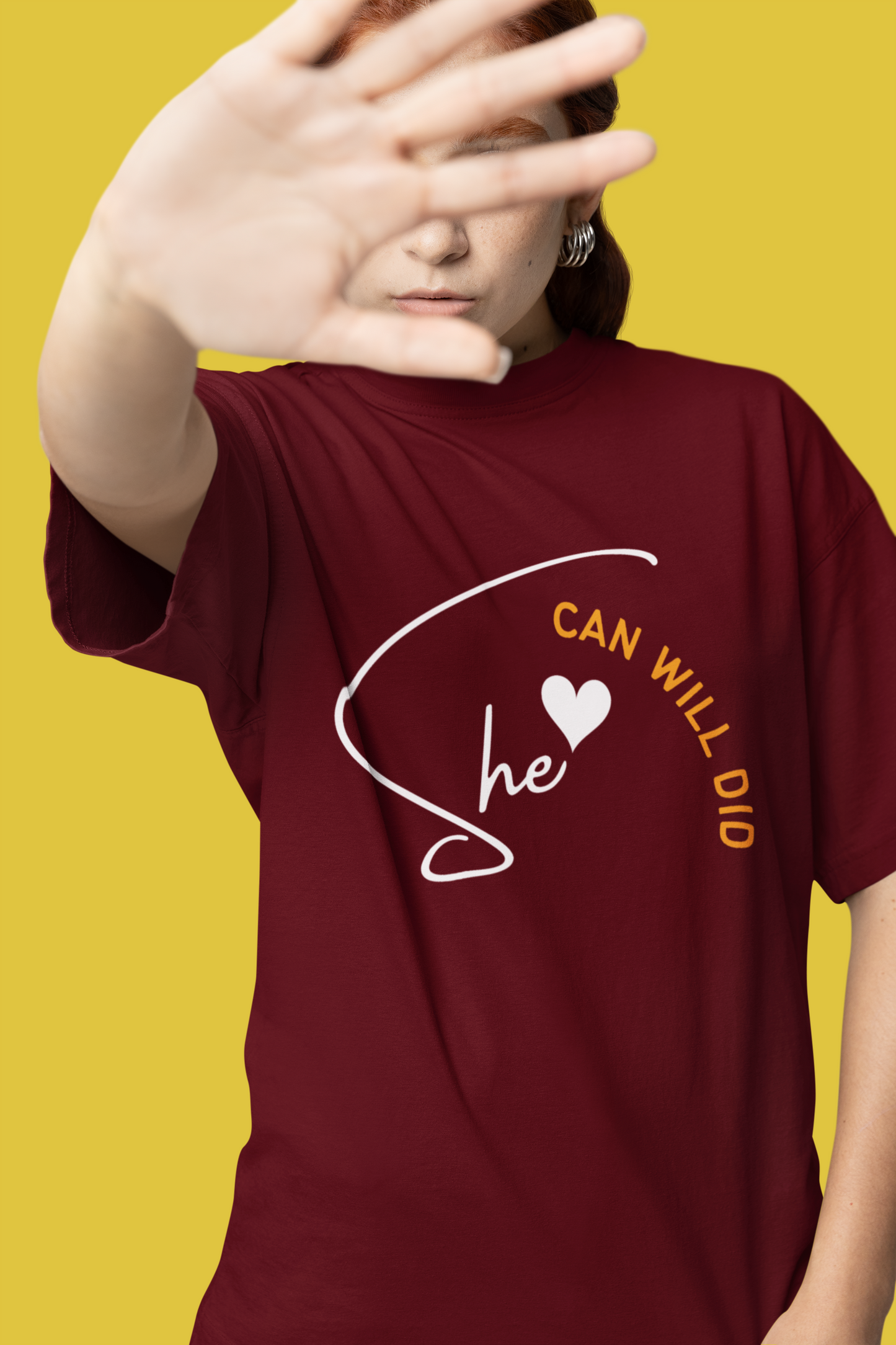 She | Feminist Oversized Unisex T-shirt