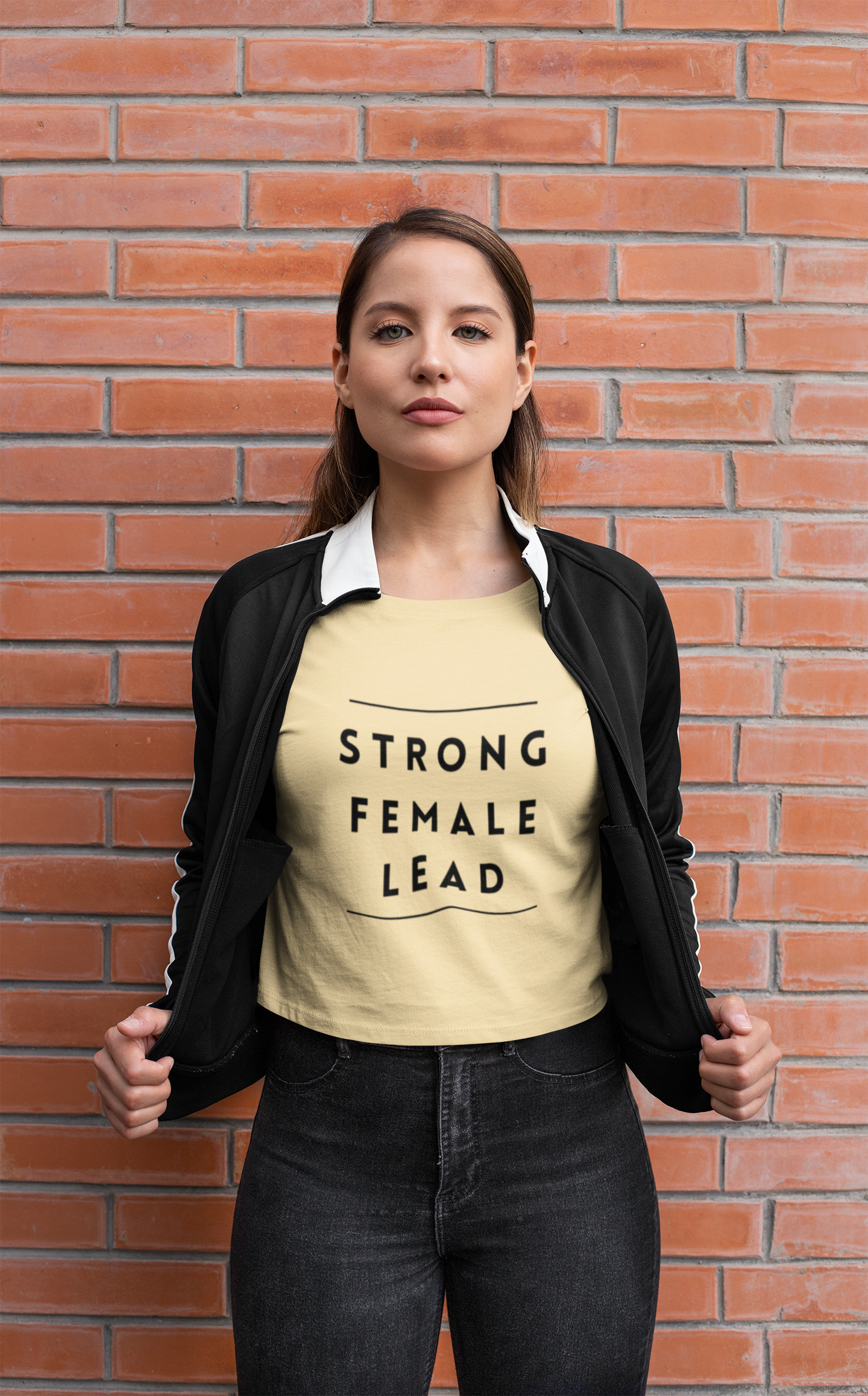Strong Female Lead | Feminist Women's Crop Top
