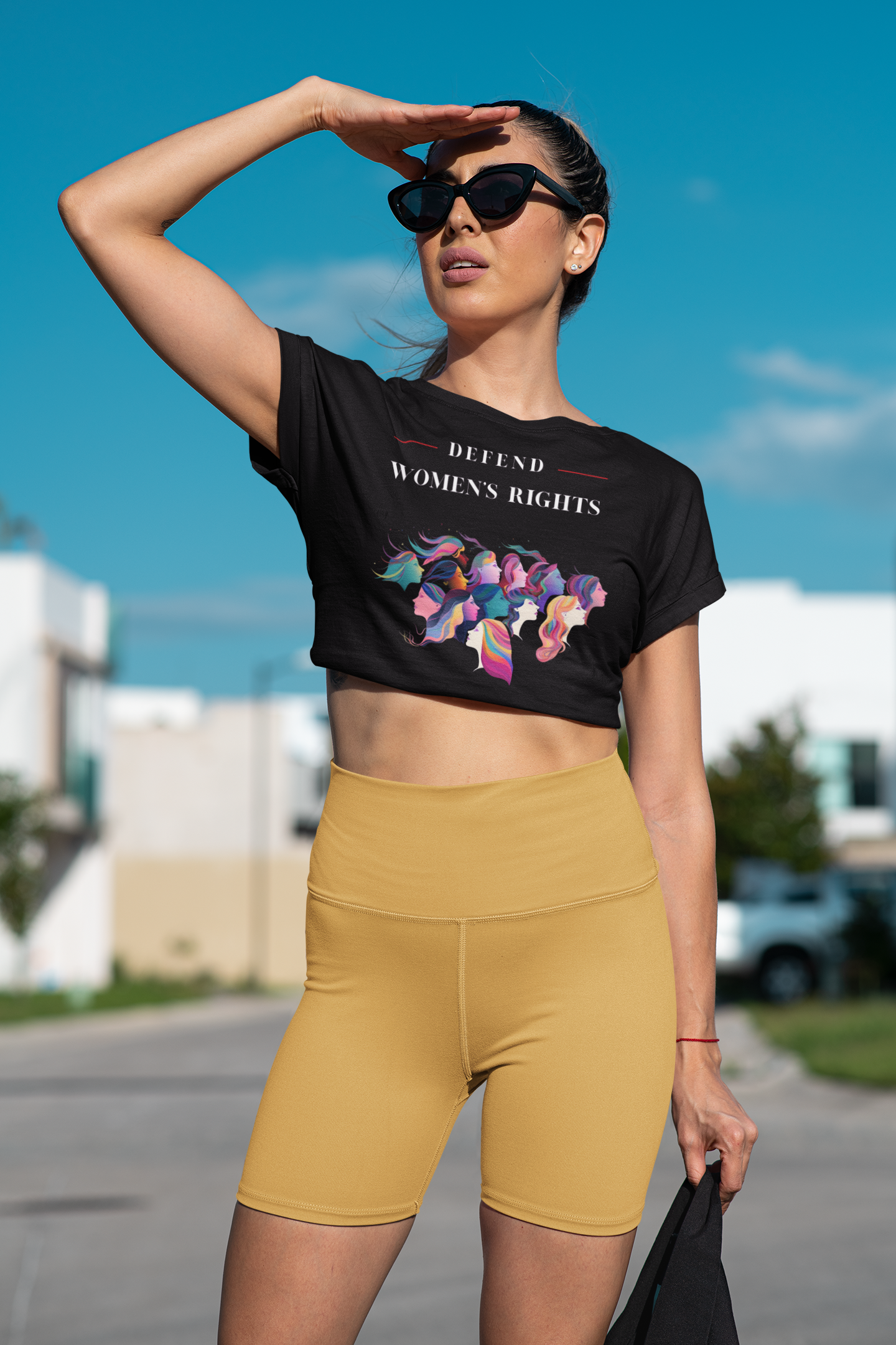 Defend Women Rights | Feminist Women's Crop Top