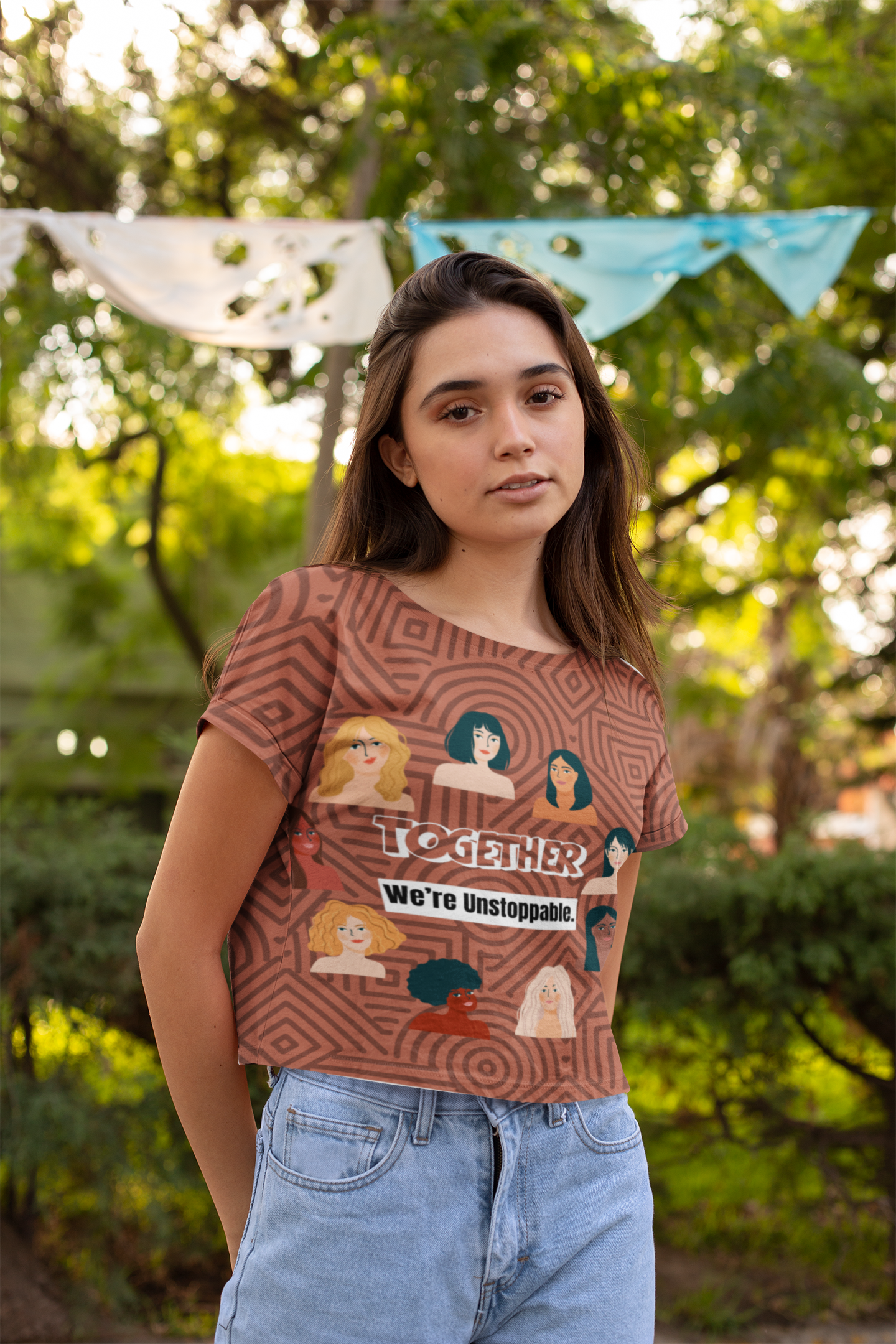 Together | Feminist Women's Crop Top