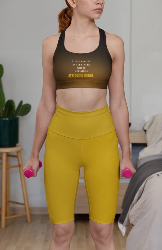 Where Decisions are made | Strong Feminist Sports Bra