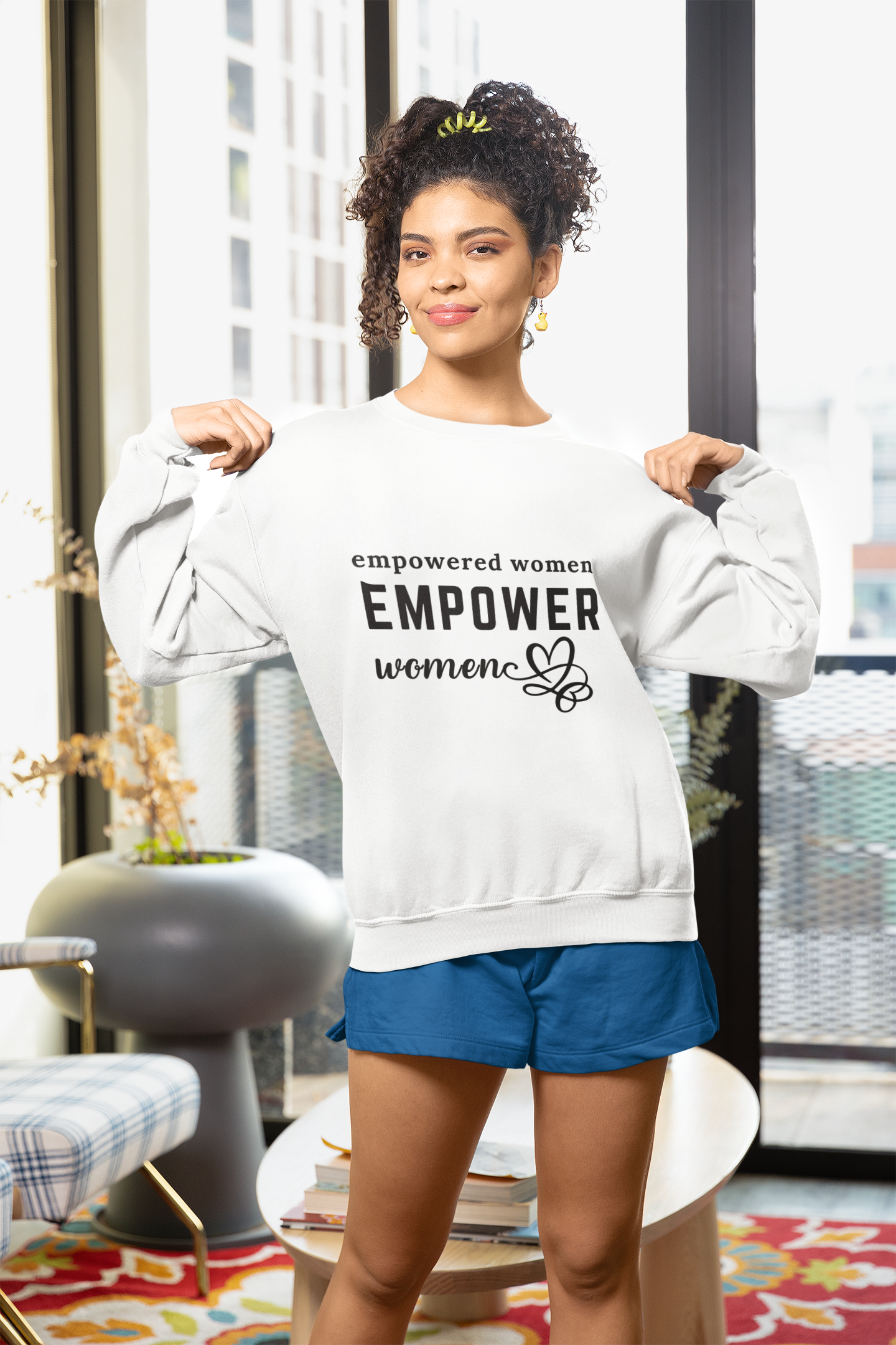 Empowering Women Crewneck Sweatshirt| Hope for Daughters | Feminist Gift, Gender Equality, Feminism Sweatshirt (Copy)