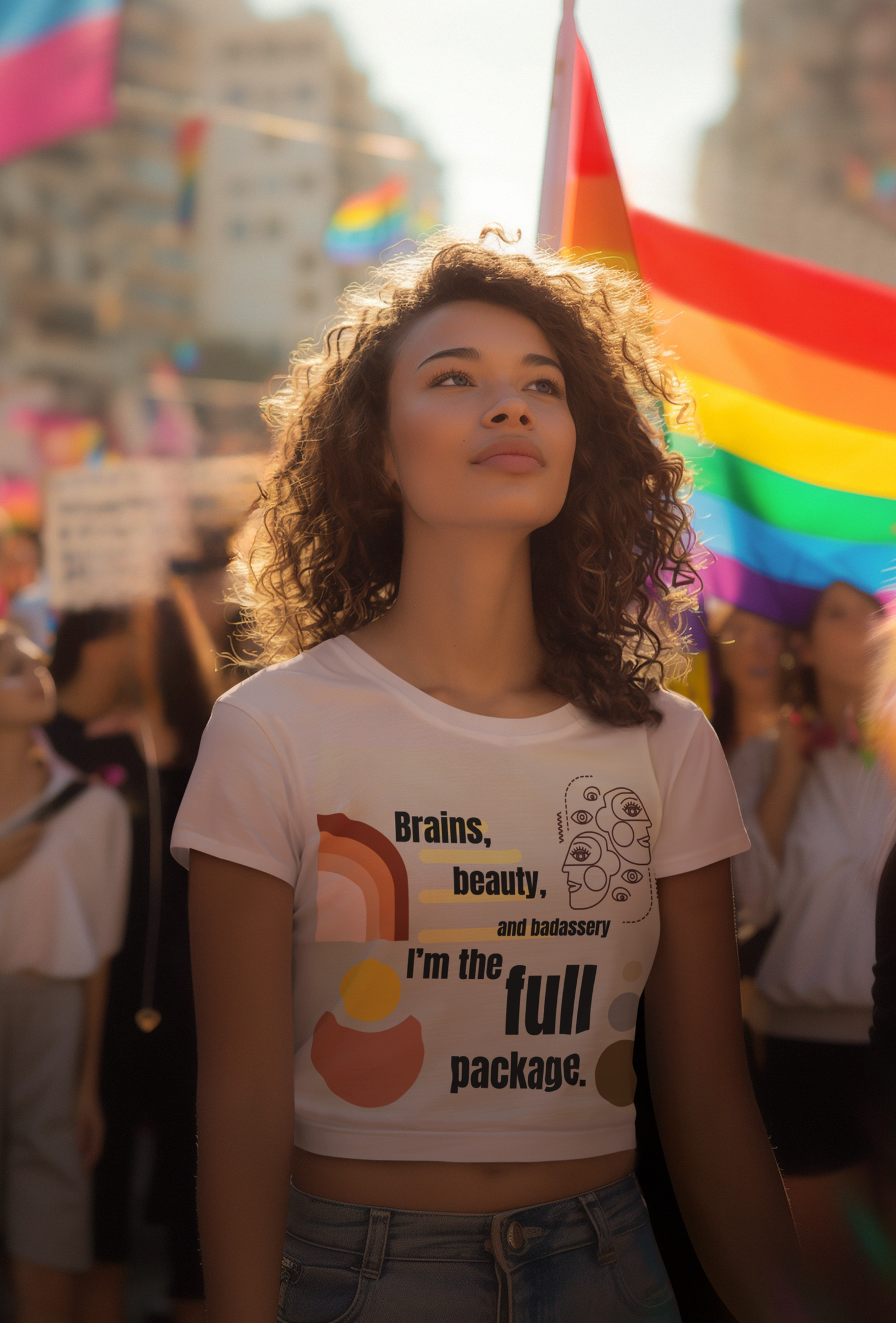 The Full Package | Feminist Women's Crop Top