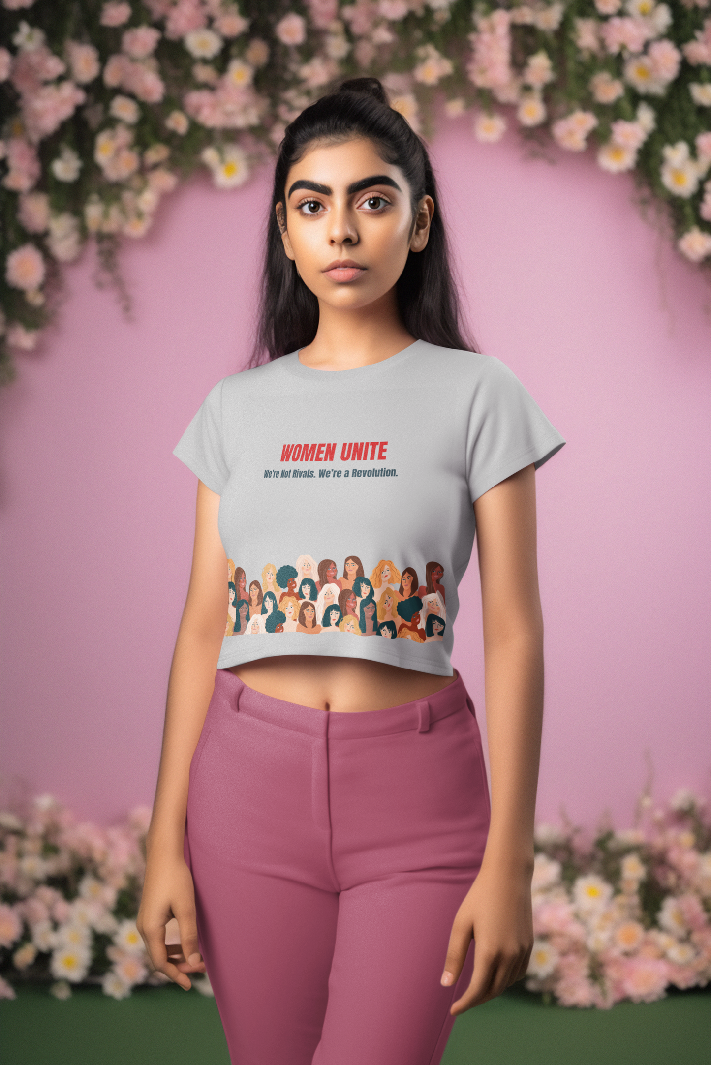 We are no Rivals | Feminist Women's Crop Top