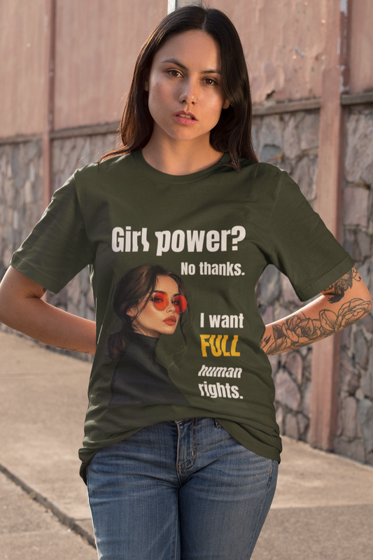 Full Human Rights | Feminist Oversized Unisex T-shirt