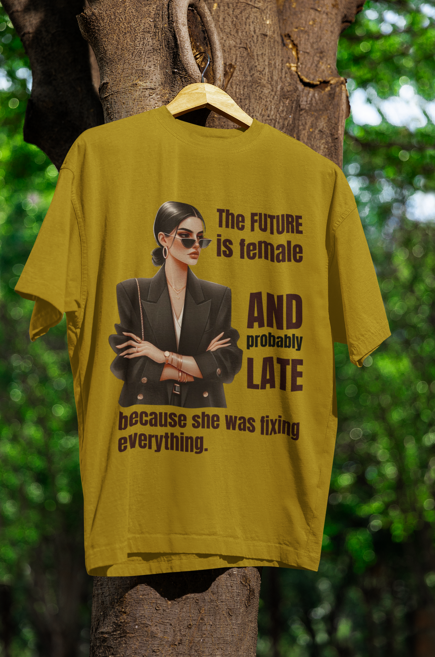 Future is Female | Feminist Oversized Unisex T-shirt