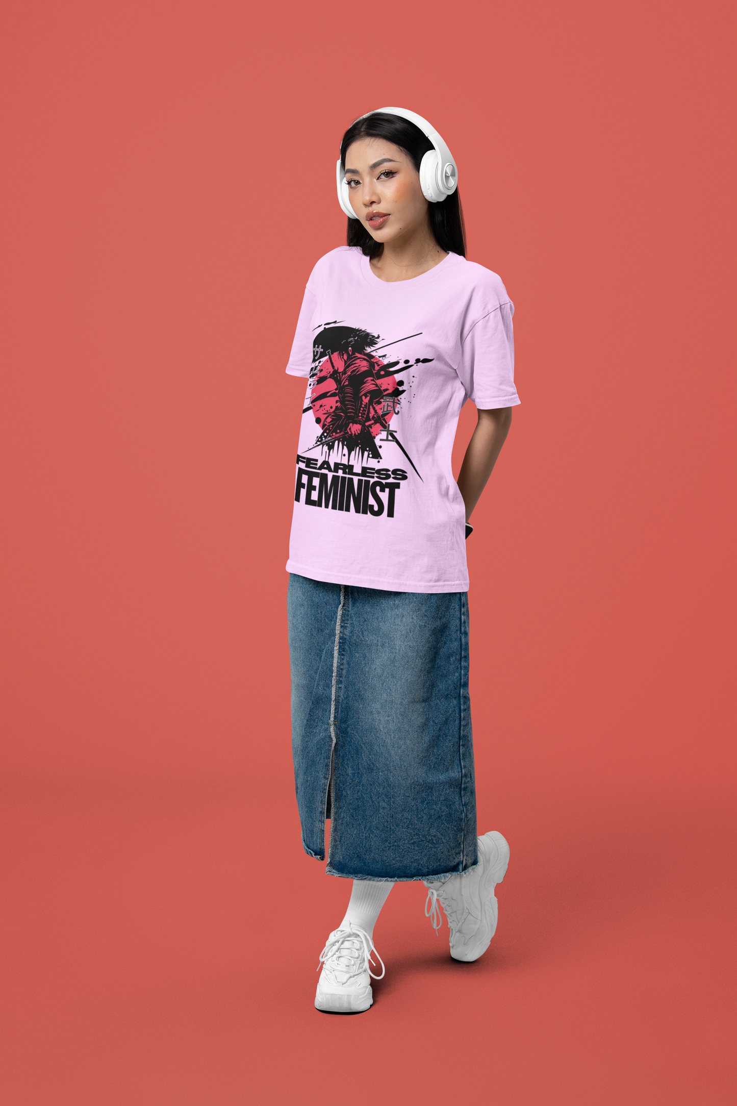Fearless Feminist | Feminist Oversized Unisex T-shirt