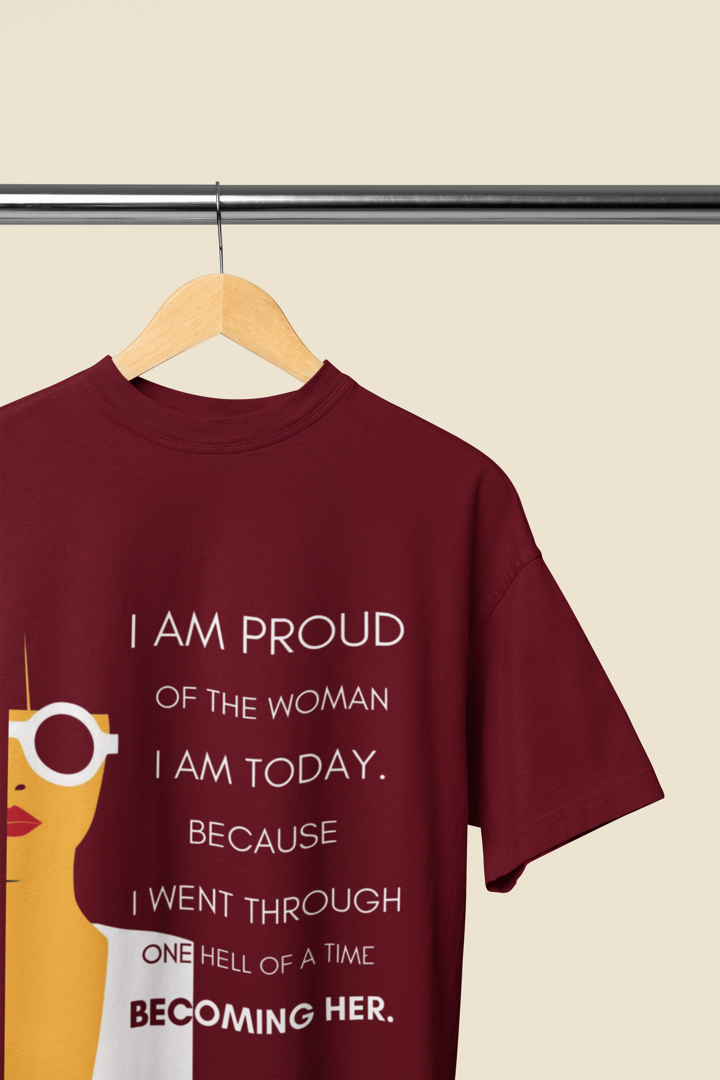 Becoming Her | Feminist Oversized T-shirt