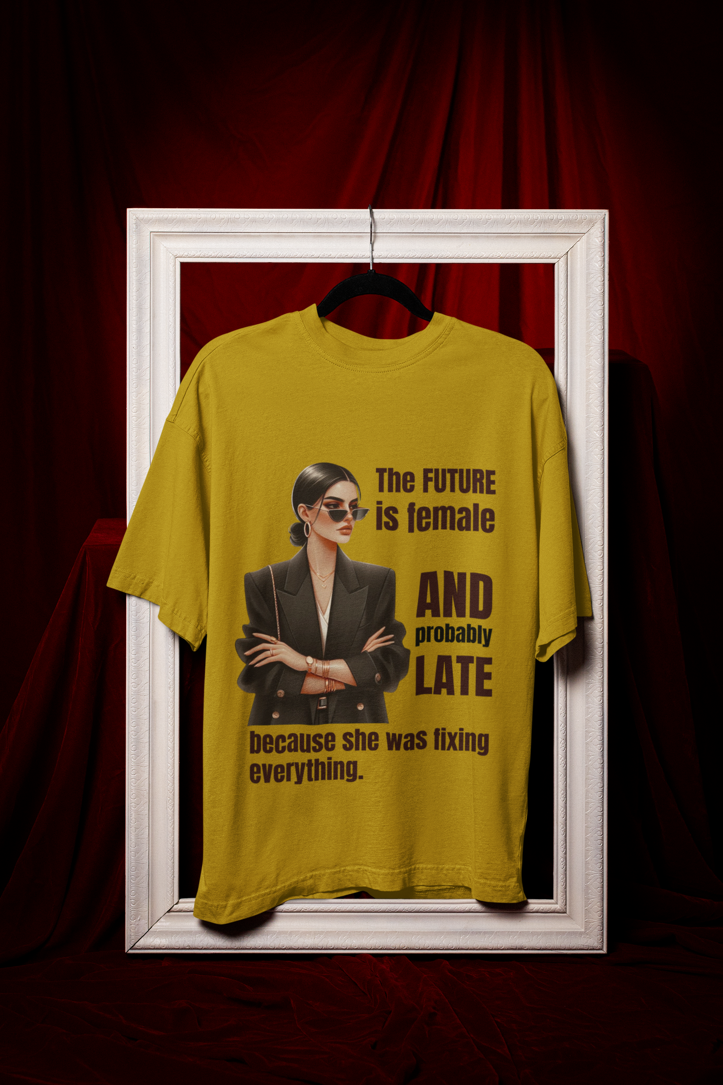 Future is Female | Feminist Oversized Unisex T-shirt