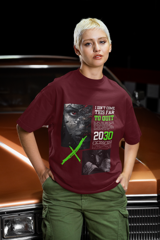 To Quit | Feminist Oversized Unisex T-shirt