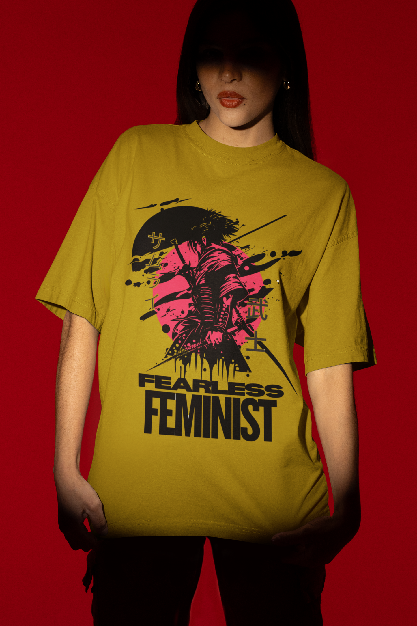 Fearless Feminist | Feminist Oversized Unisex T-shirt