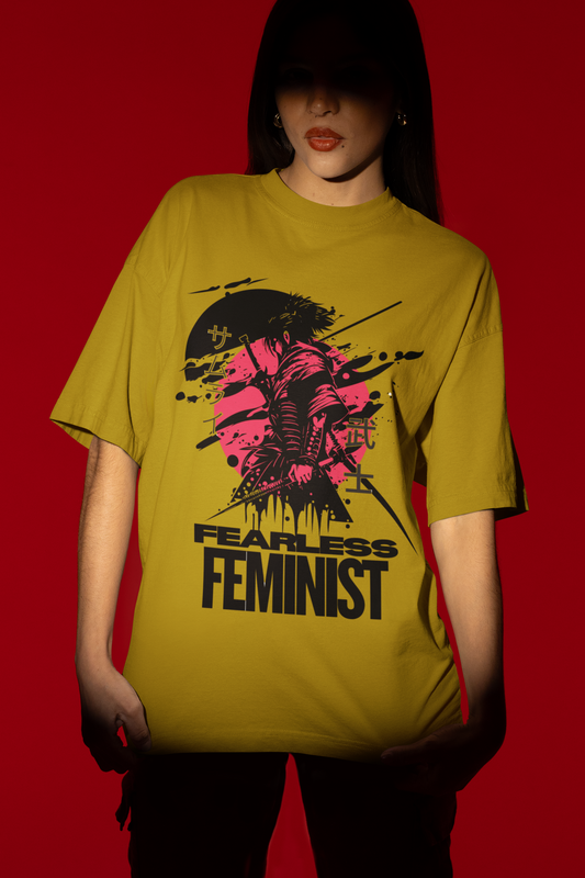 Fearless Feminist | Feminist Oversized Unisex T-shirt