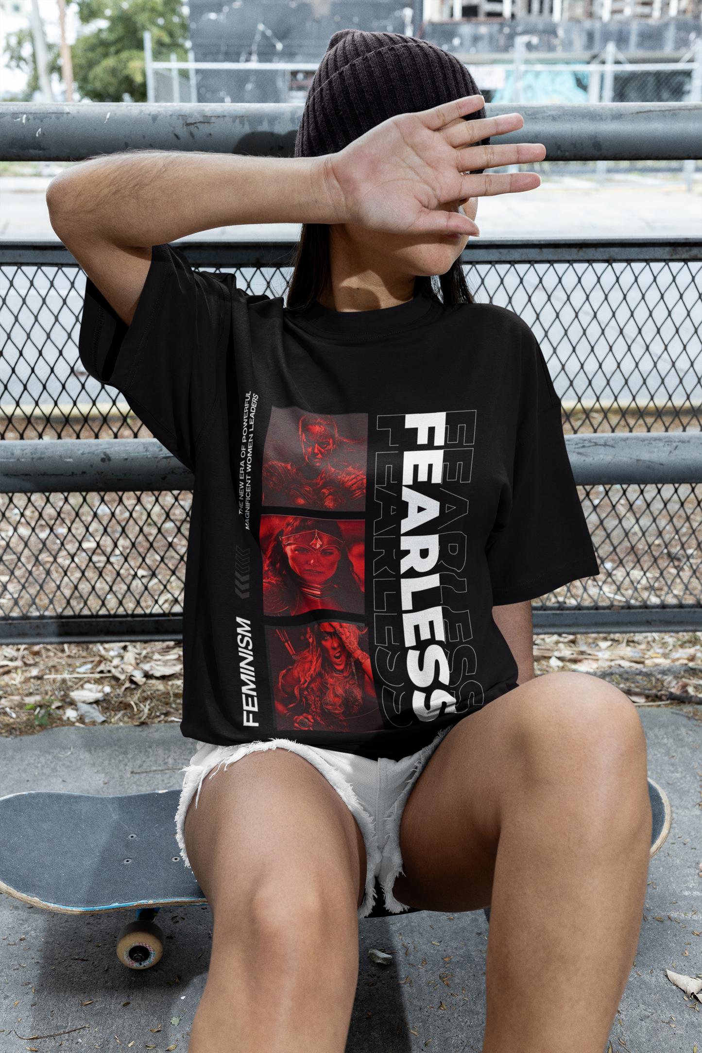 Fearless | Feminist Oversized Unisex T-shirt
