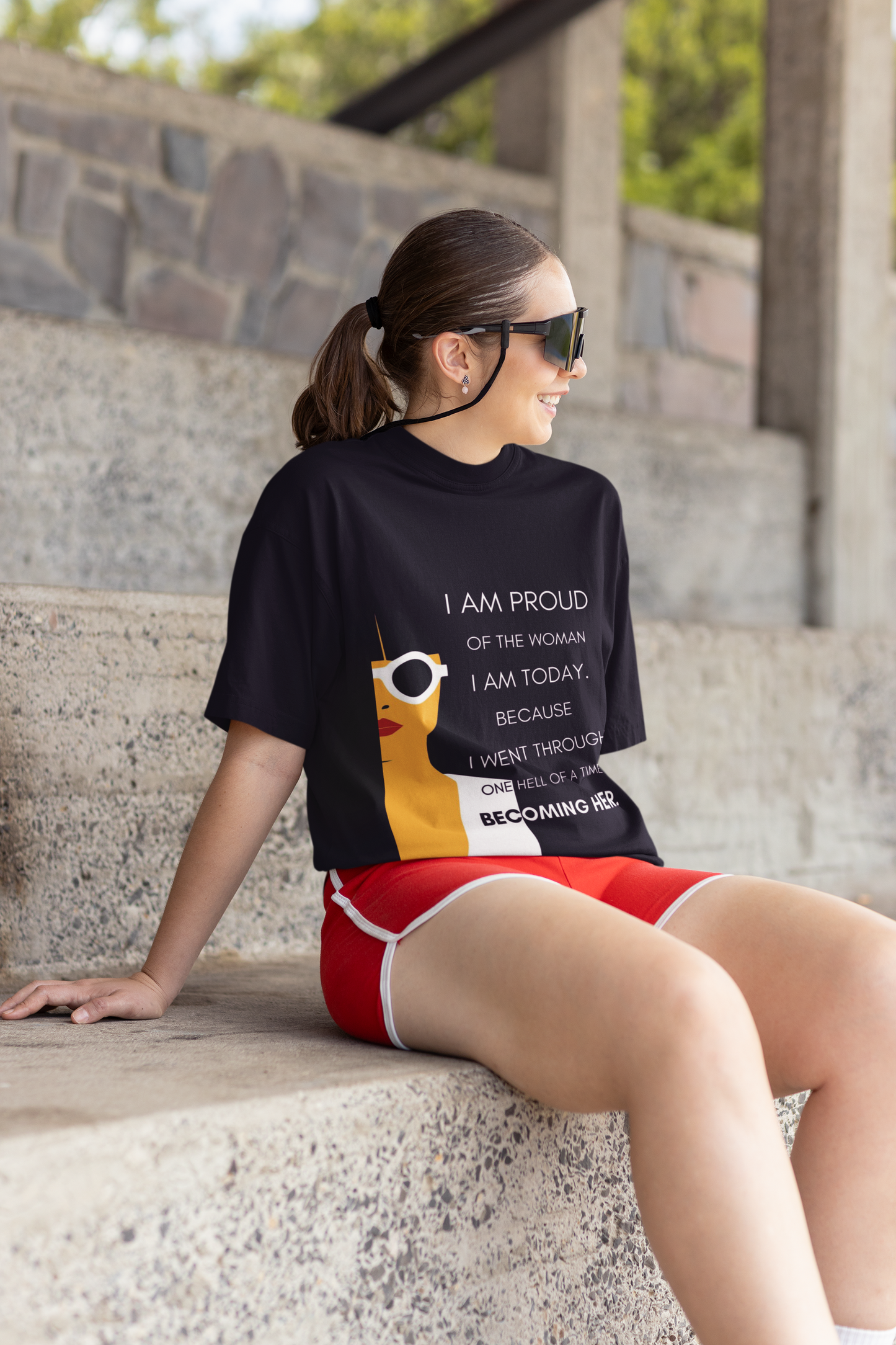 Becoming Her | Feminist Oversized T-shirt