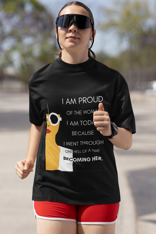 Becoming Her | Feminist Oversized T-shirt