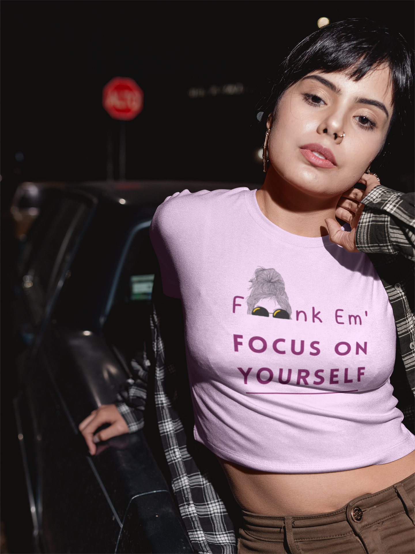 Foonk em | Feminist Women's Crop Top